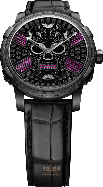 Romain Jerome Collaborations Watch RJ.M.AU.FM.001.07 43 mm Stainless steel PVD coating Case Black Dial