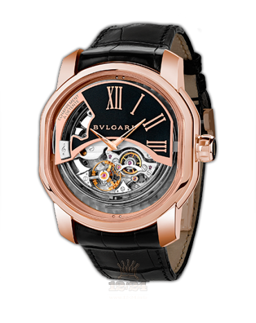 Bvlgari Daniel Roth Watch 101928 BRRP50BGLDEMR 50 mm Pink gold Case Golden Dial