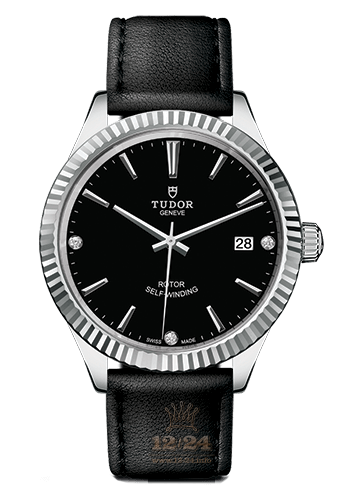 Tudor Style Watch M12510-0026 38 mm Stainless steel Case Black Dial
