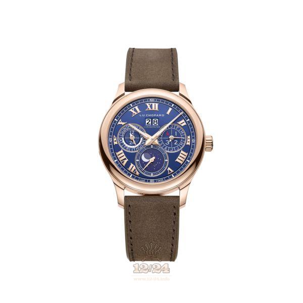Chopard L.U.C Watch 161927-5002 43 mm Pink gold Case Dark blue Dial