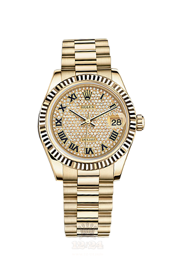 Rolex Datejust Watch 178278-0079 31 mm Yellow gold Case