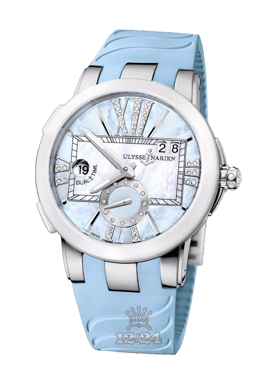 Ulysse Nardin Executive Watch 243-10-3/393 40 mm Stainless steel Case Blue Dial