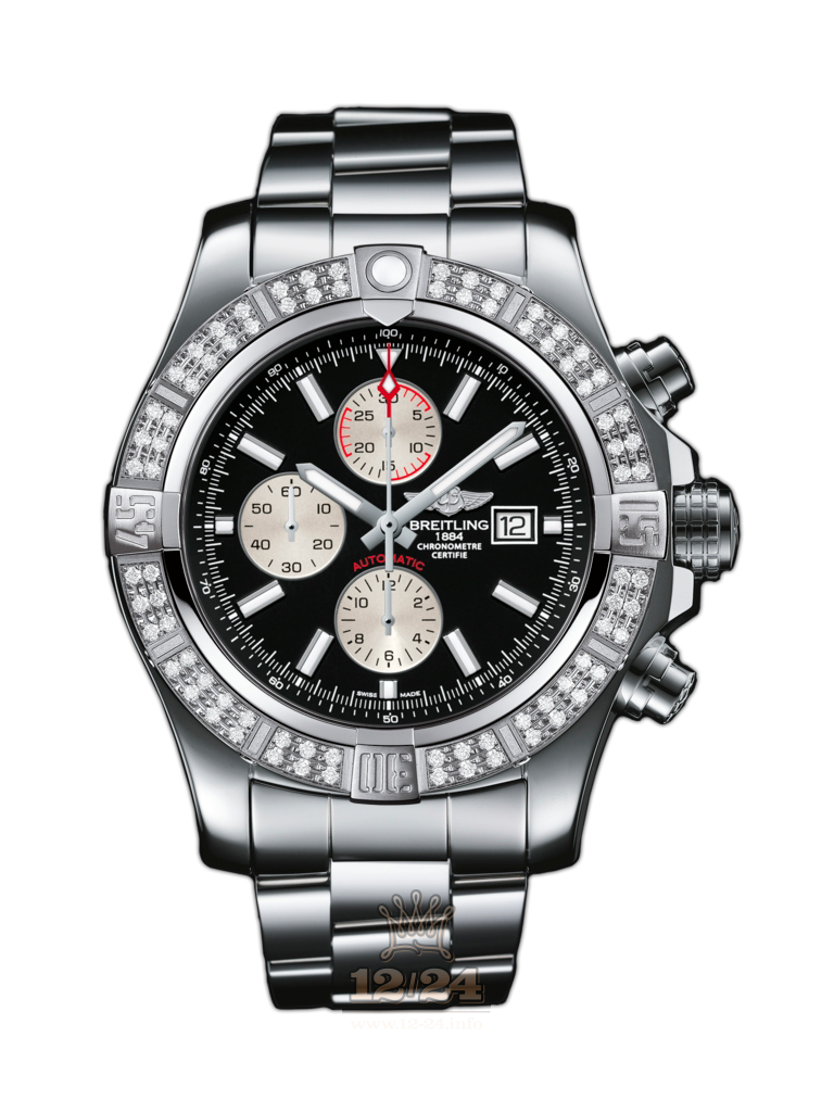 Breitling Avenger Watch A1337153/BC29/168A 48 mm Stainless steel Case Black Dial