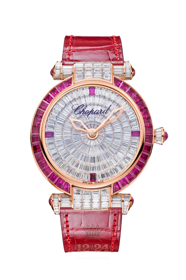 Chopard Imperiale Watch 384240-5002 40 mm Pink gold Case Silver Dial