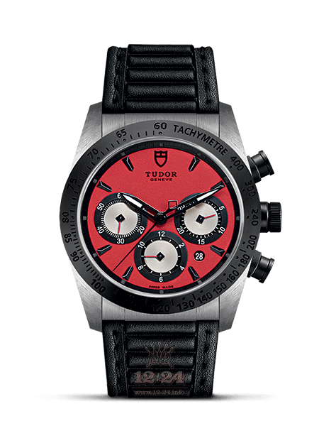 Tudor Fastrider Chrono Watch M42010N-0006 42 mm Stainless steel Ceramics Case Red Dial