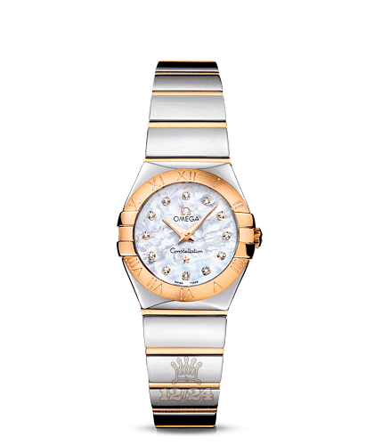 Omega Constellation Watch 123.20.24.60.55.004 24 mm Steel / Yellow gold Case White Dial