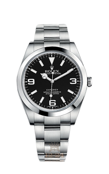 Rolex Explorer Watch 214270-0003 39 mm Stainless steel Case Black Dial
