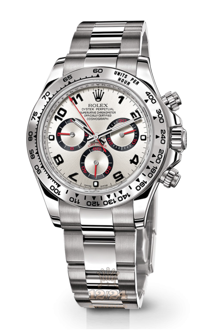 Rolex Cosmograph Daytona Watch 116509-0037 40 mm White gold Case Silver Dial