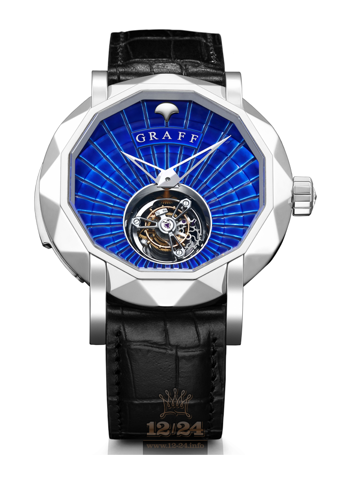 Graff MasterGraff Watch MGMR47WGMPN2 47 mm White gold Case Dark blue Dial