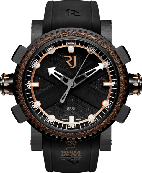 Romain Jerome Sea Watch RJ.T.AU.DI.002.01 47 mm Stainless steel PVD coating Case Black Dial