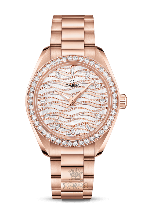 Omega Aqua Terra 150 M Watch 220.55.34.20.99.006 34 mm Pink gold Case