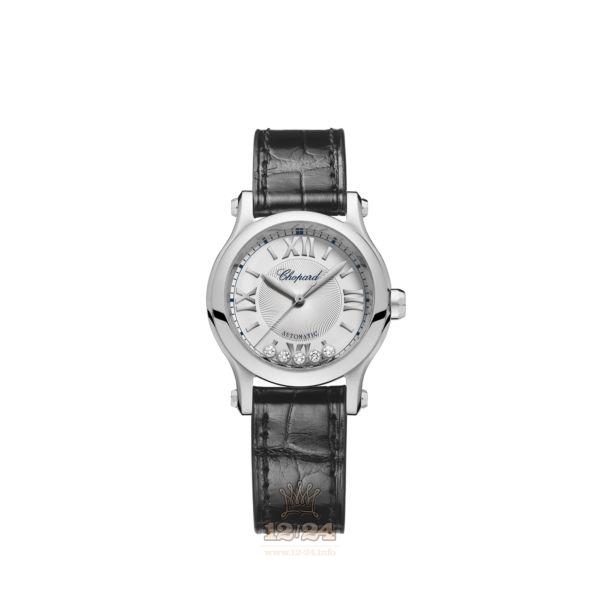 Chopard Happy Sport Watch 278573-3011 30 mm Stainless steel Case Silver Dial