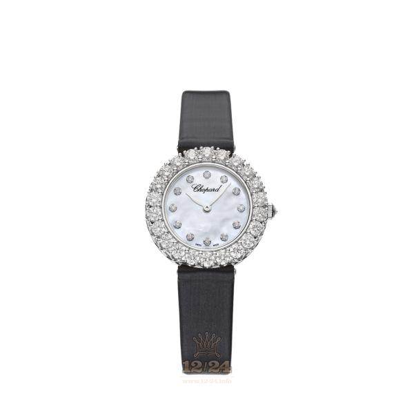 Chopard L Heure du Diamant Watch 13A178-1106 26 mm White gold Case White Dial