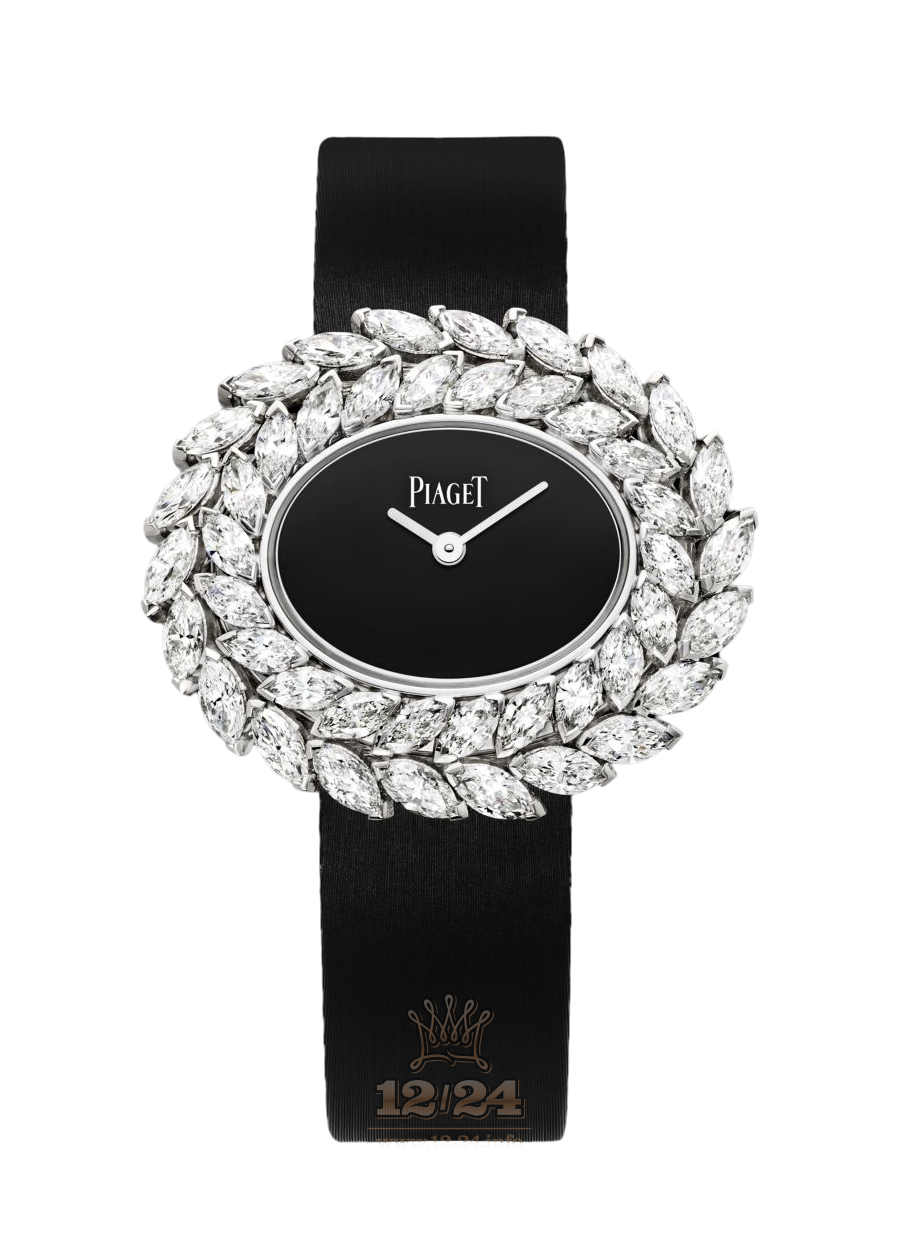 Piaget Limelight Watch G0A39252 35 mm White gold Case Black Dial