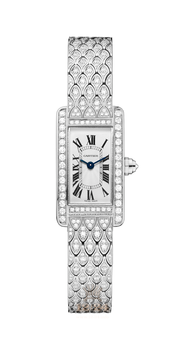 Cartier Tank Watch HPI00724 27 mm White gold Case White Dial