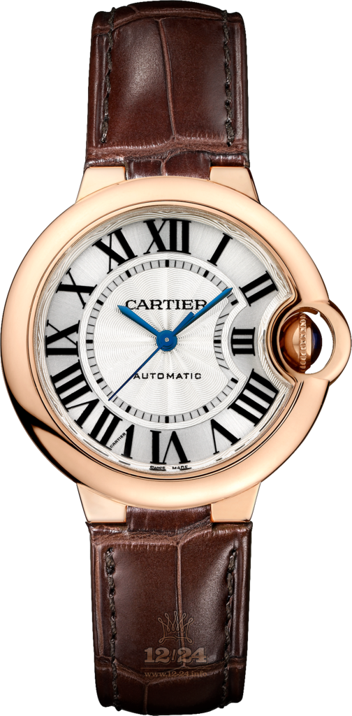 Cartier Ballon Bleu de Cartier Watch W6920069 33 mm Pink gold Case Silver Dial