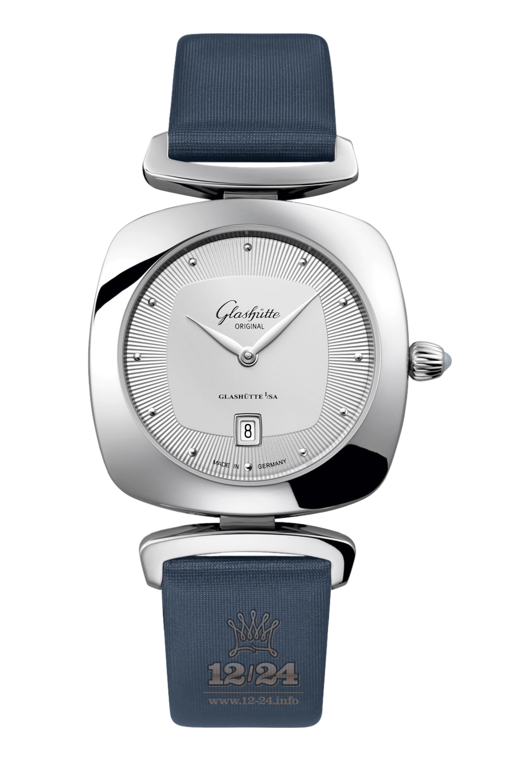 Glashutte Ladies Watch 1-03-01-15-02-04 31 mm Stainless steel Case Silver Dial