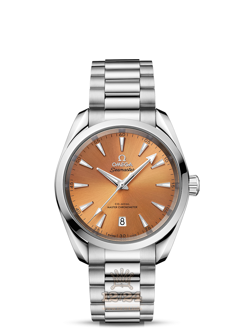 Omega Seamaster Watch 220.10.38.20.12.001 38 mm Stainless steel Case Orange Dial