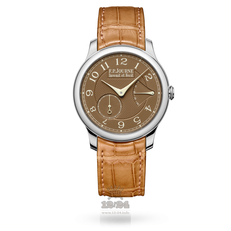 F.P.Journe Classique Watch chronometre souverain havana pl 40 mm Platinum Case Brown (chocolate) Dial
