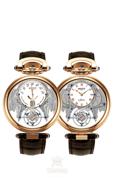 Bovet Fleurier Grandes Complications Watch AIVS001 44 mm Pink gold Case White Gray Dial