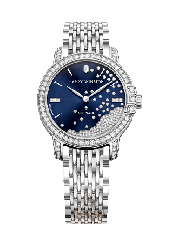 Harry Winston Midnight Collection Watch MIDAHM29WW004 29 mm White gold Case Dark blue Dial