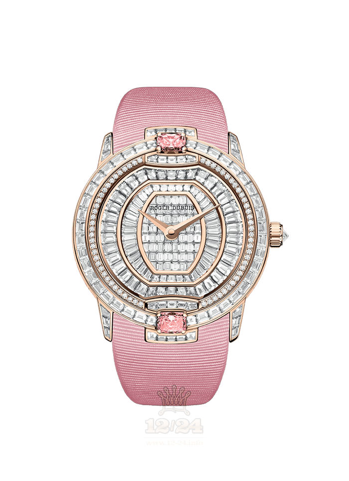 Roger Dubuis Velvet Watch RDDBVE0029 36 mm Pink gold Case Golden Dial