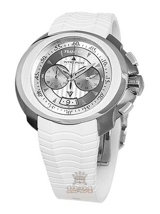 Franc Vila Chrono Bicompax Intrepido Watch 17.TISS.100 45 mm Stainless steel Titanium Case Gray Silver Dial