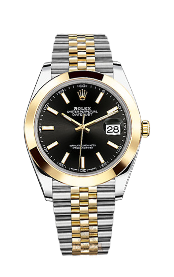 Rolex Datejust Watch 126303-0014 41 mm Steel / Yellow gold Case Black Dial