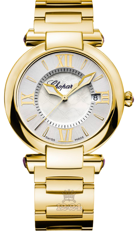 Chopard Imperiale Watch 384221-0002 36 mm Yellow gold Case Silver Dial