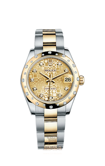 Rolex Lady-Datejust Watch 178343-0019 31 mm Steel / Yellow gold Case Golden Dial