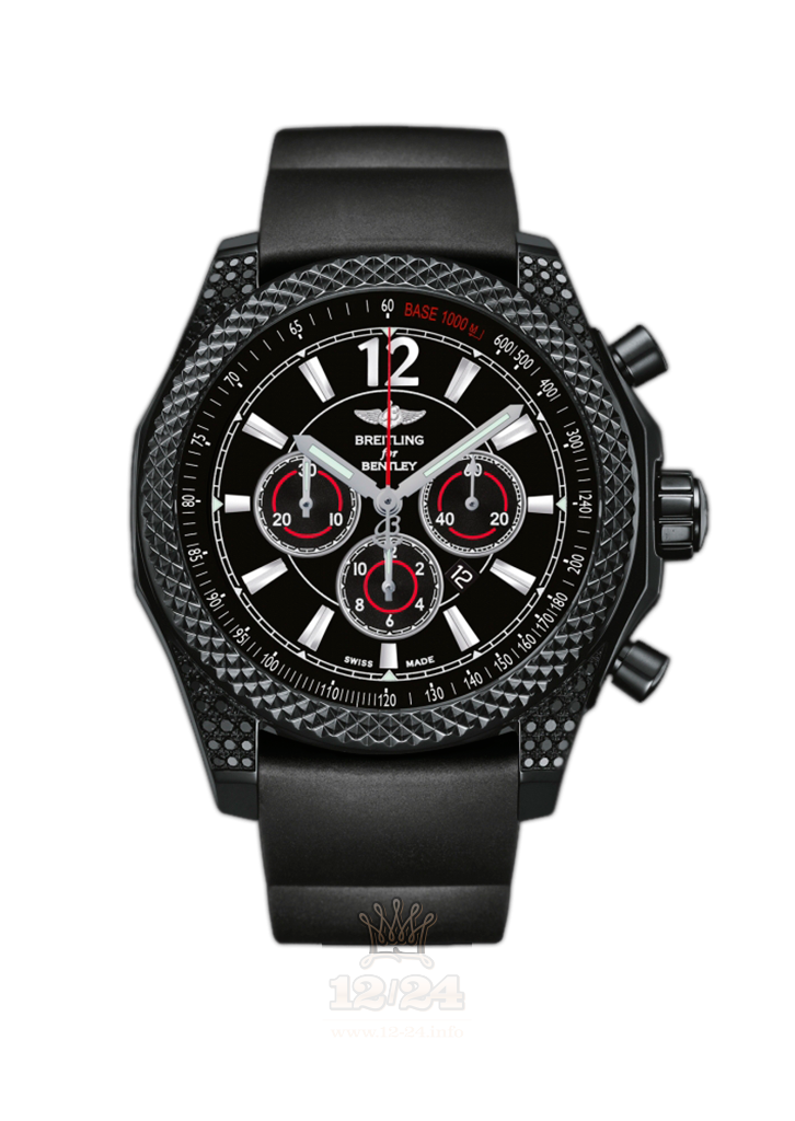 Breitling Breitling for Bentley Watch M41390AN/BB85/217S/M18D.2 42 mm Stainless steel Case Black Dial