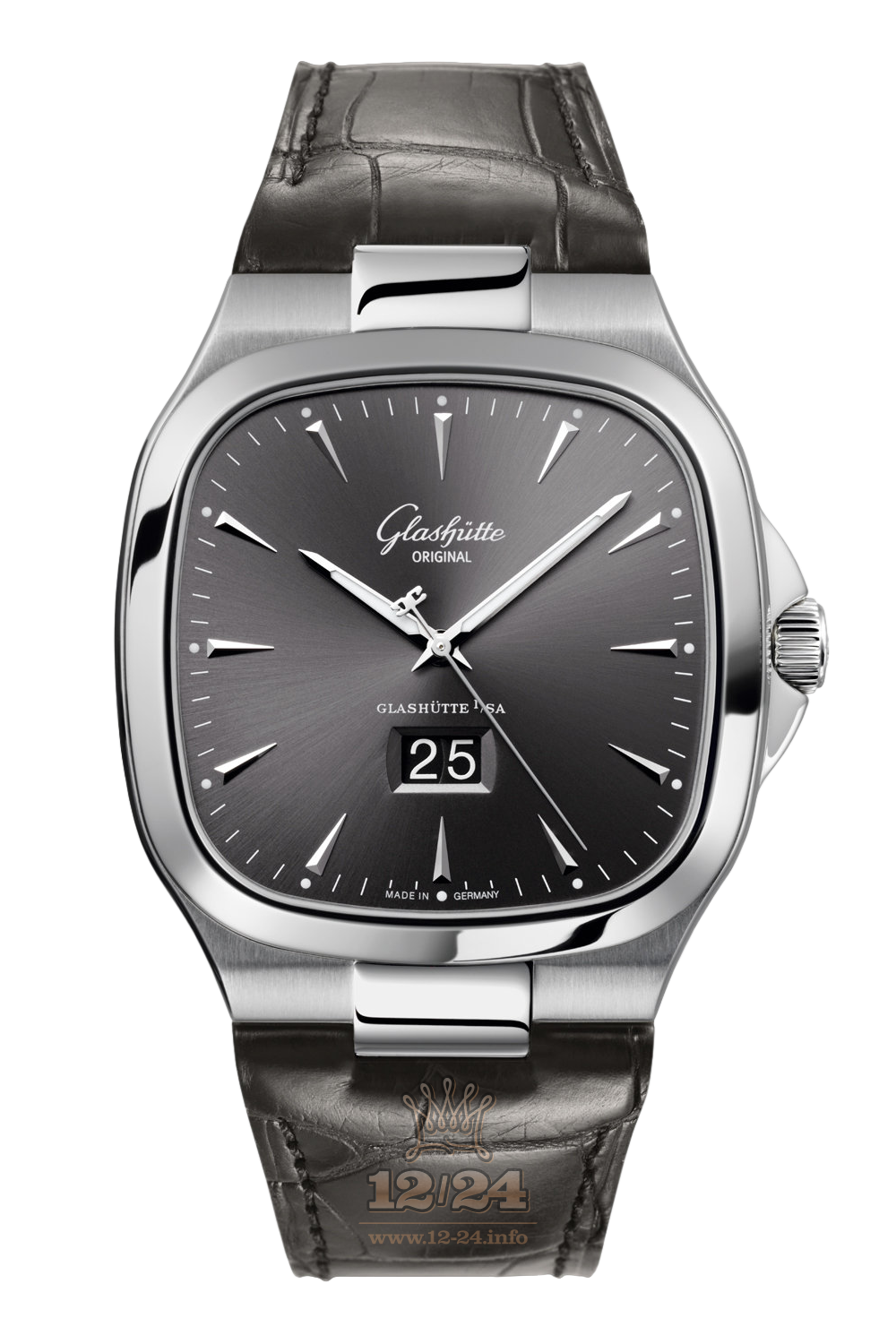 Glashutte Vintage Watch 2-39-47-12-12-50 40 mm Stainless steel Case Gray Dial