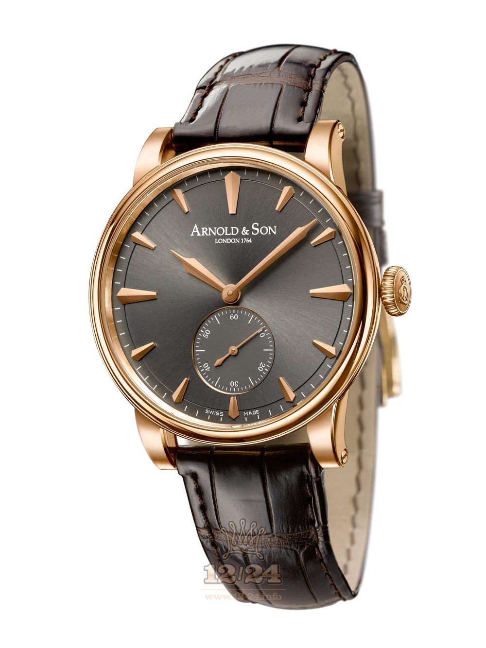 Arnold Son Royal Collection Watch 1LCAP.S04A.C110A Pink gold Case Gray Dial