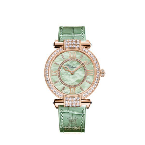 Chopard Imperiale Watch 384242-5022 36 mm Pink gold Case Green Dial