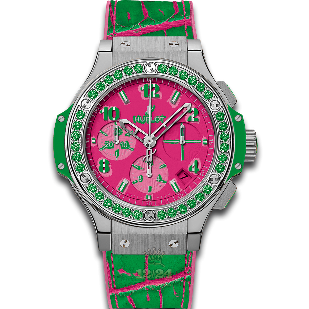 Hublot Big Bang Watch 341.SG.7379.LR.1222.POP15 41 mm Stainless steel Case Pink Dial