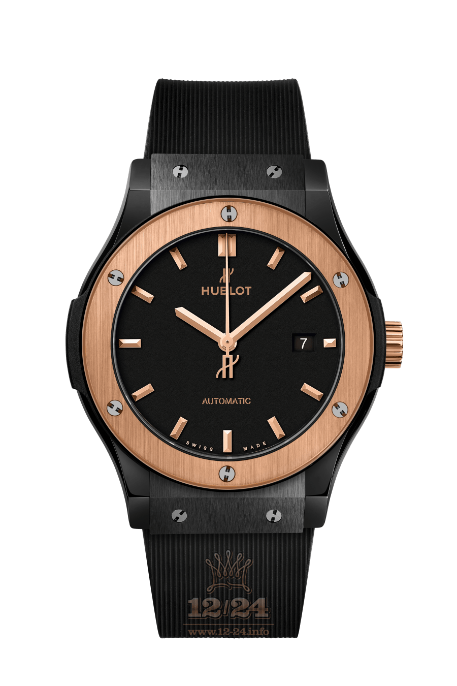 Hublot Classic Fusion Watch 542.CO.1181.RX 42 mm Pink gold Ceramics Case Black Dial