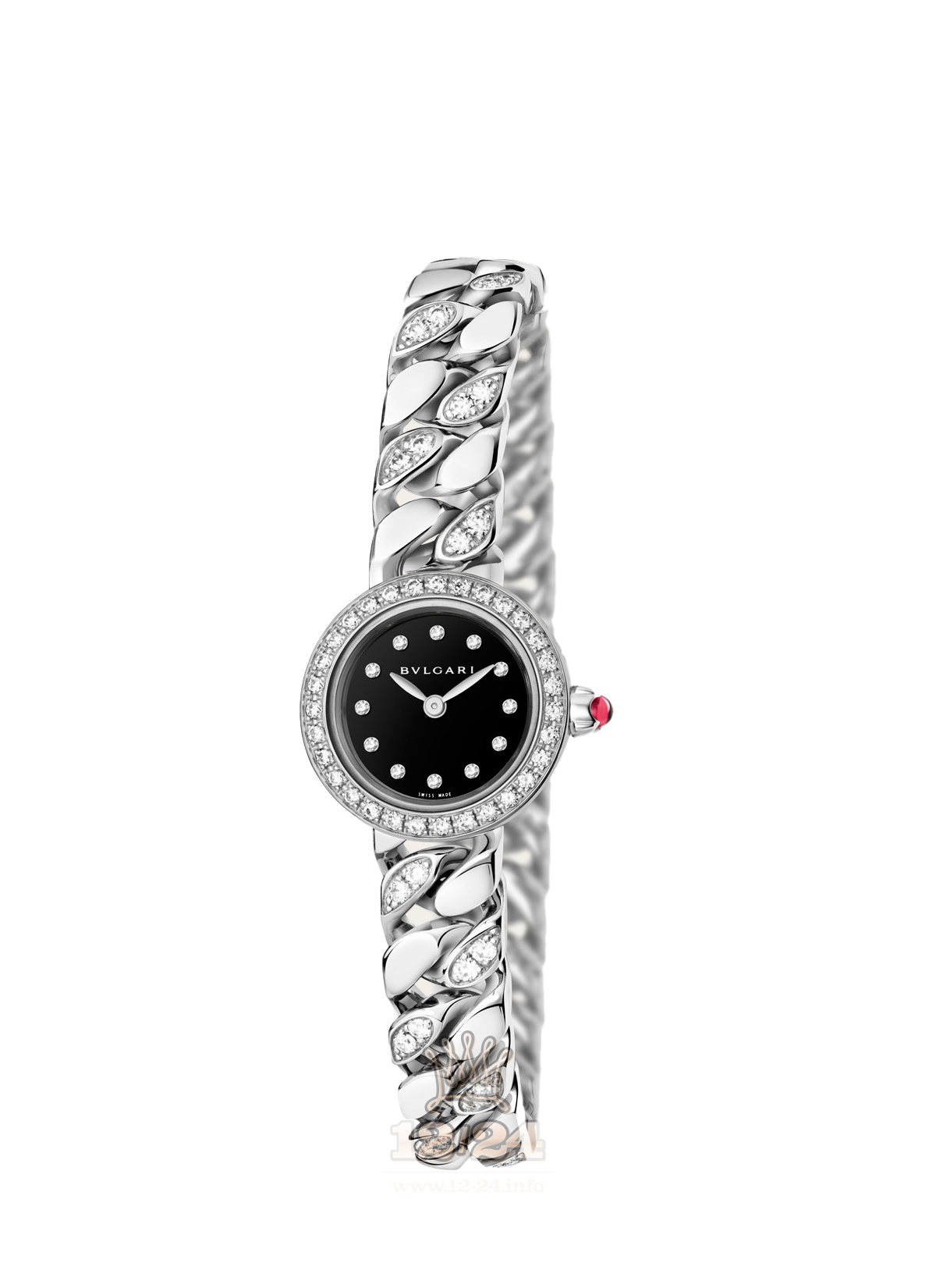 Bvlgari Bvlgari Bvlgari Watch 102501 BBCW22BGDGD1/12 22 mm White gold Case Black Dial
