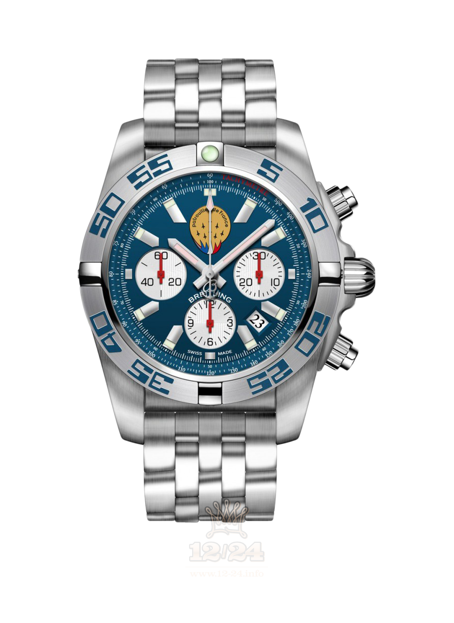 Breitling Chronomat Watch AB01109E|C886|377A 44 mm Stainless steel Case Dark blue Dial