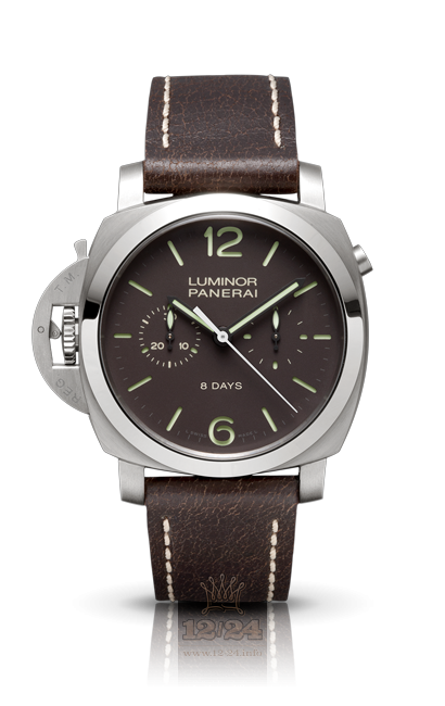 Panerai 2011 Watch PAM00345 44 mm Titanium Case Brown (chocolate) Dial