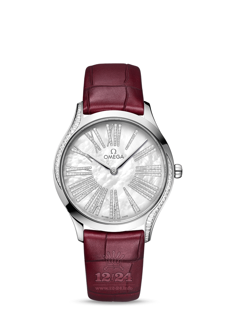 Omega Tresor Watch 428.58.36.60.55.001 36 mm White gold Case White Dial