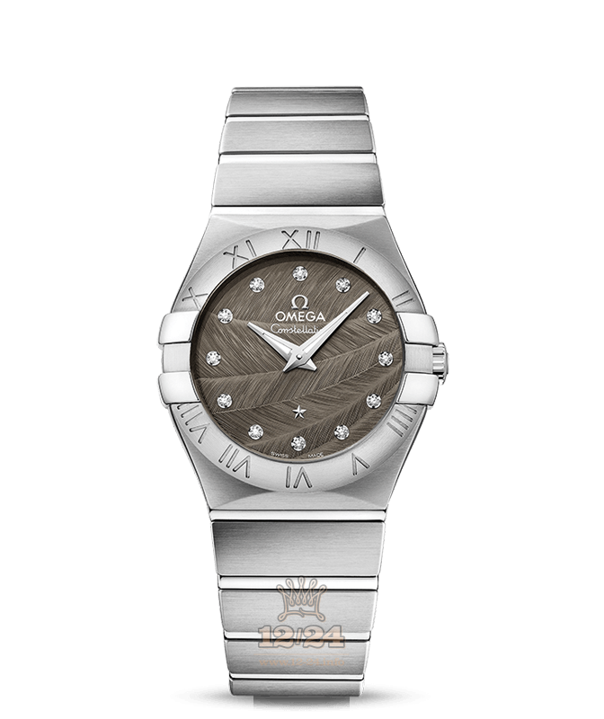 Omega Constellation Watch 123.10.27.60.56.001 27 mm Stainless steel Case Gray Dial