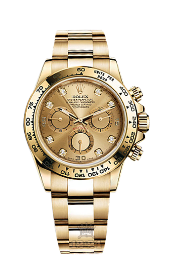 Rolex Cosmograph Daytona Watch 116508-0006 40 mm Yellow gold Case Golden Dial