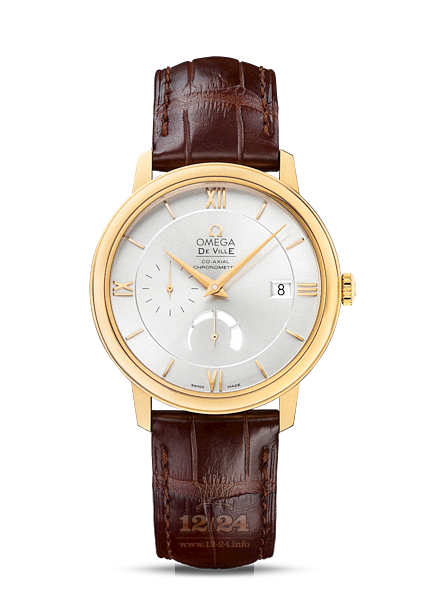 Omega Prestige Watch 424.53.40.21.02.002 40 mm Yellow gold Case Silver Dial