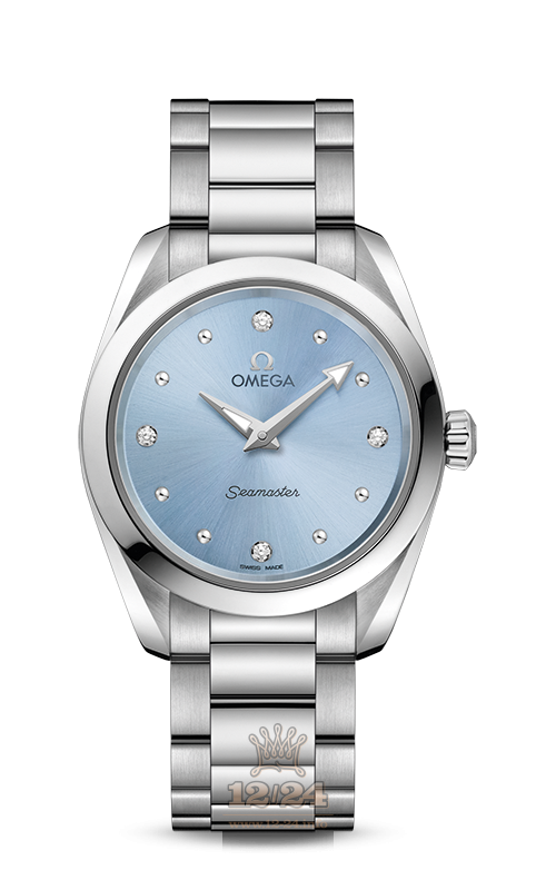 Omega Aqua Terra 150 M Watch 220.10.28.60.53.001 28 mm Stainless steel Case Dark blue Dial