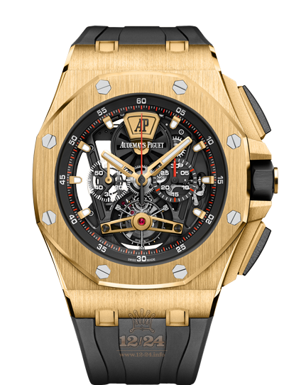 Audemars Piguet Royal Oak Offshore Watch 26407BA.OO.A002CA.01 44 mm Yellow gold Case Gray Dial
