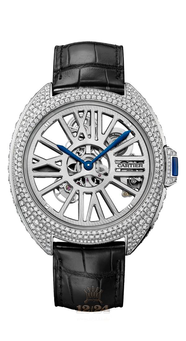 Cartier Cle de Cartier Watch HPI01057 41 mm Palladium Case Silver Dial