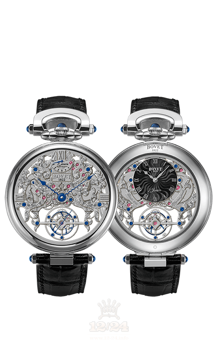 Bovet Fleurier Grandes Complications Watch AIFSQ016 45 mm White gold Case Silver Dial