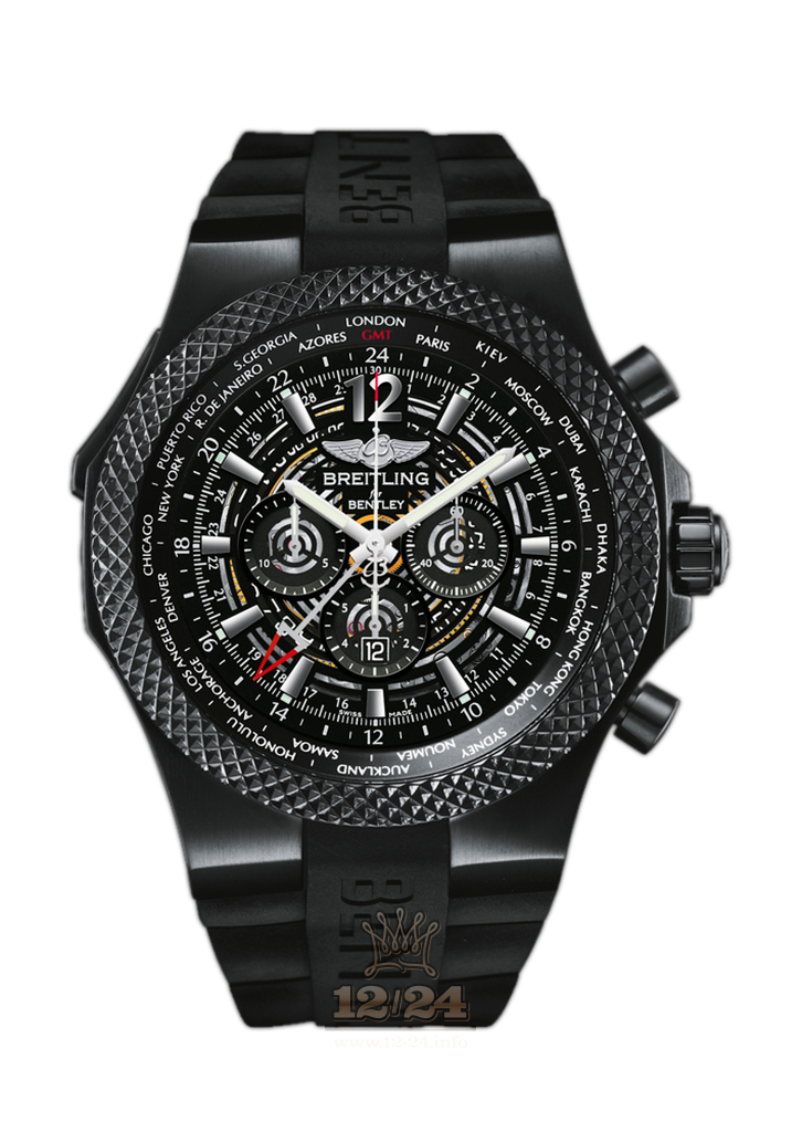 Breitling Breitling for Bentley Watch M4736225/BC76/222S/M20DSA.2 49 mm Stainless steel Case Black Dial