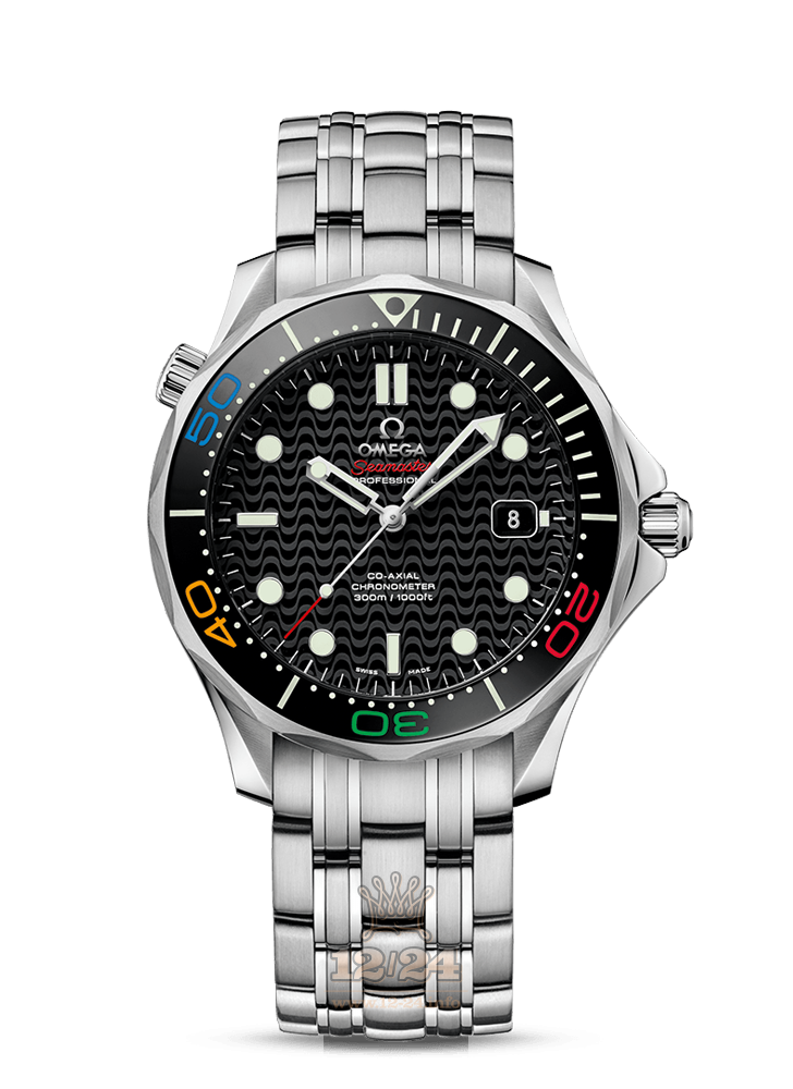 Omega Olympic Watch 522.30.41.20.01.001 41 mm Stainless steel Case Black Dial