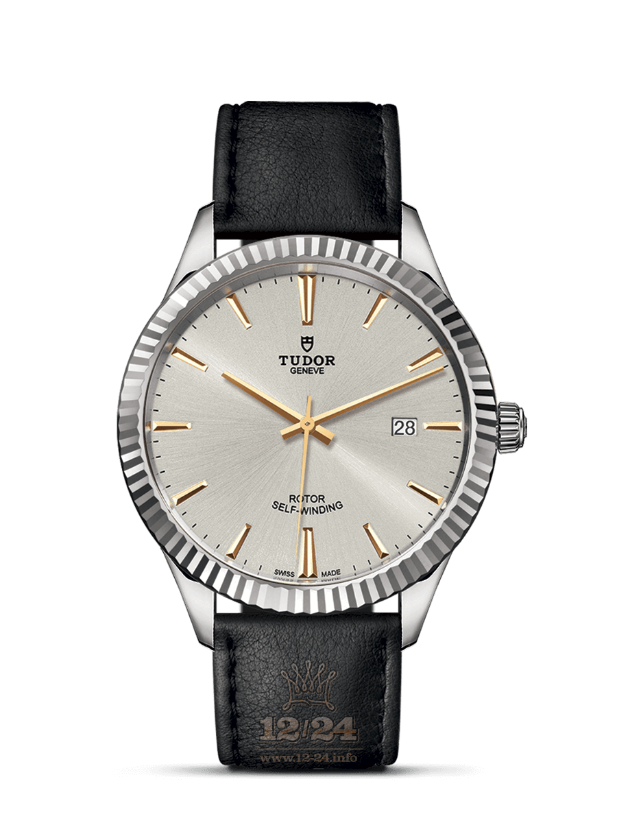 Tudor Style Watch M12710-0023 41 mm Stainless steel Case Gray Silver Dial